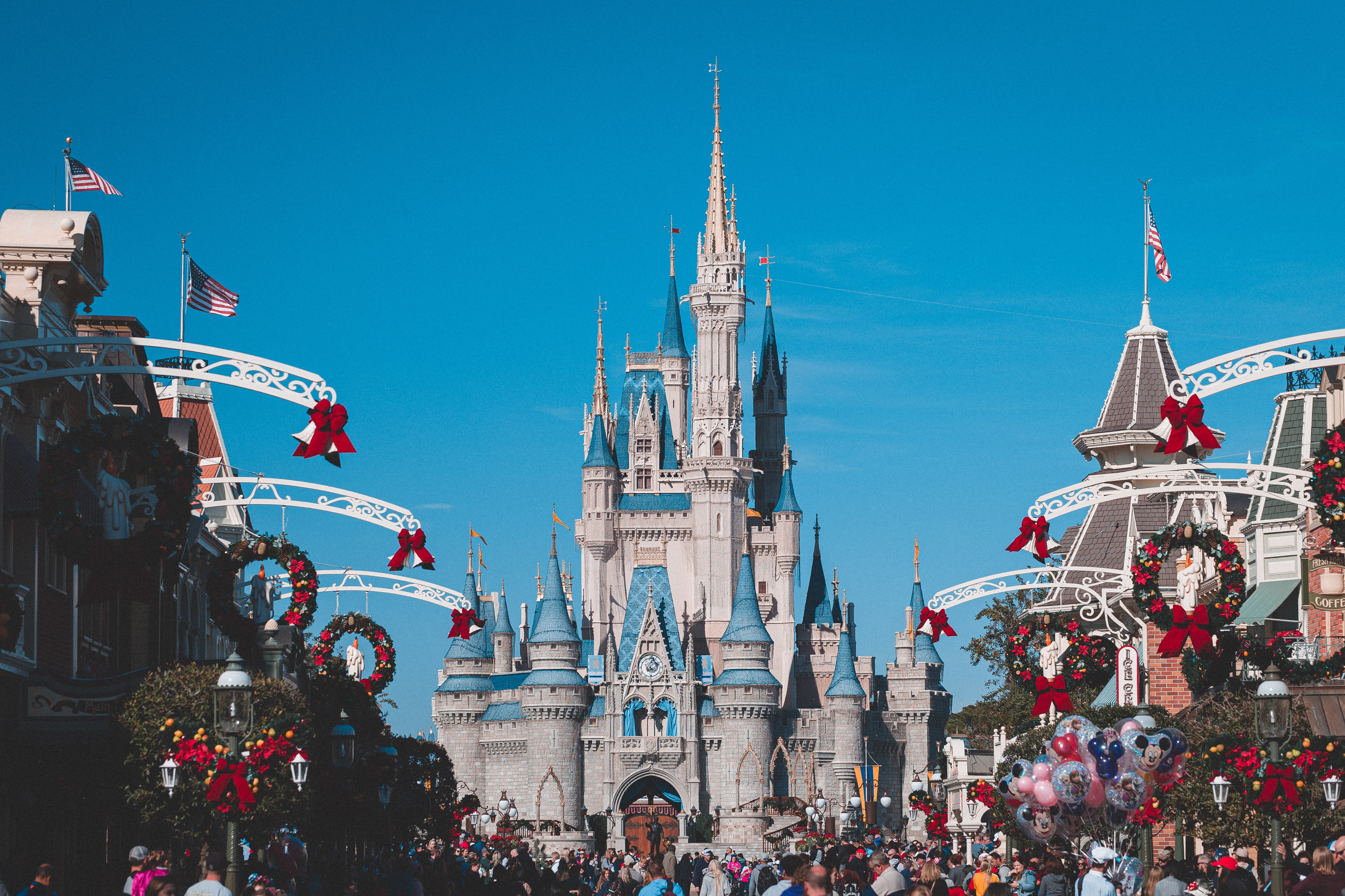 Castle at Walt Disney World theme park in Orlando